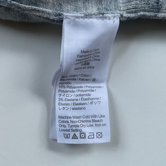 J. Crew Women’s Space-Dyed Deep V-Neck Henley Sweater Sz M Heater Gray Preppy - Picture 8 of 9